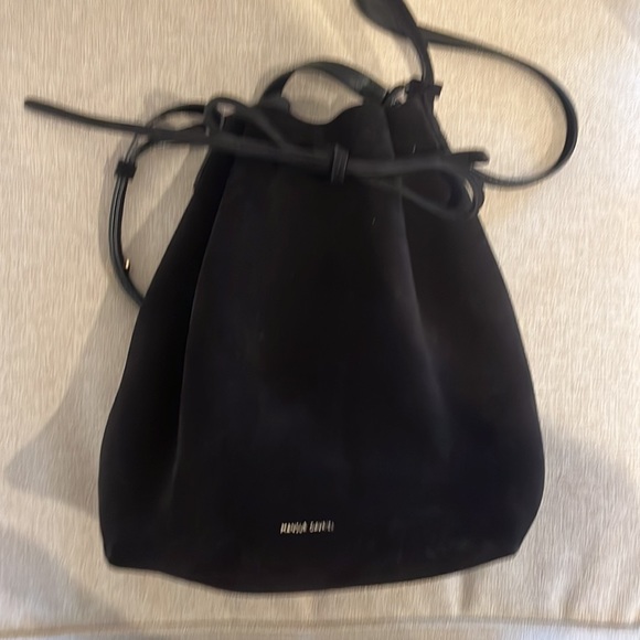 Mansur Gavriel Black Suede Bucket Bag EUC - Picture 4 of 10